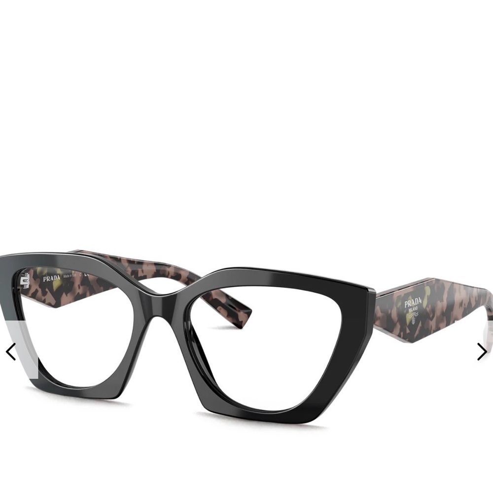 Prada Black and Tortoiseshell Women's Glasses